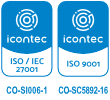 Certificados por ICONTEC